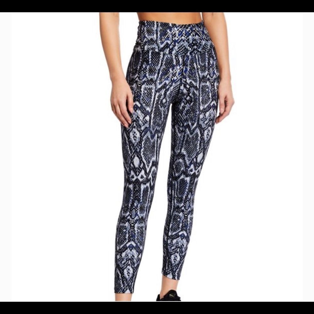 Nanette Lepore dance leggings snake print